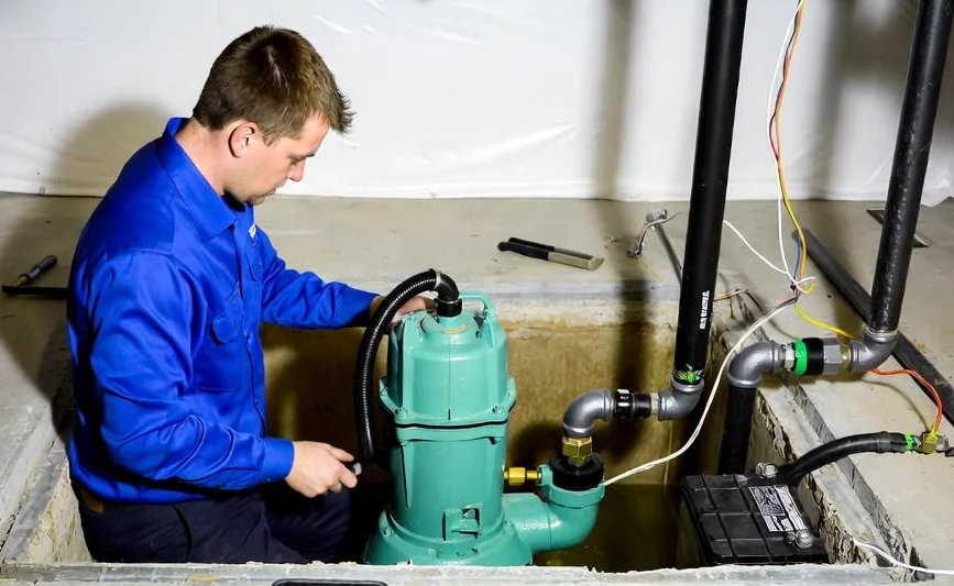Sump pump service in Brockville